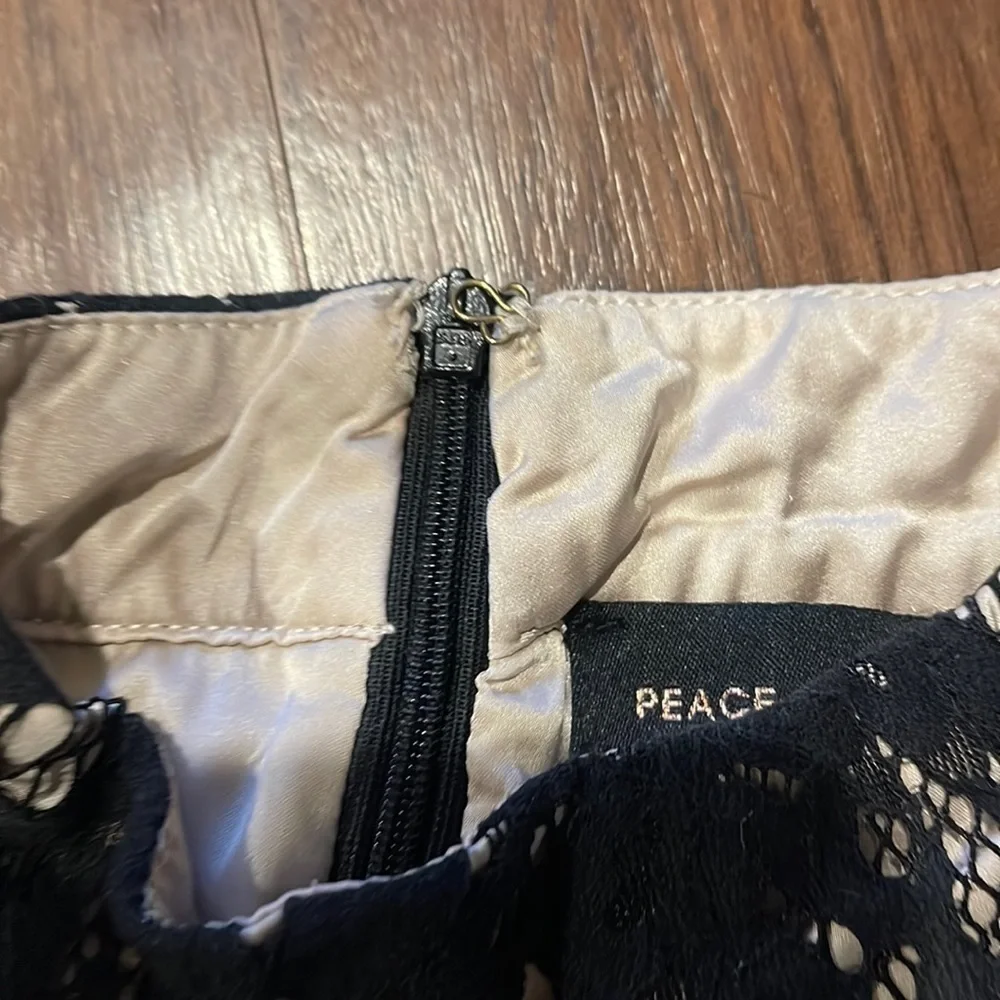 Missguided x Peace & Love Floral Lace High Neck Dress limited collection size 8 - Picture 11 of 12